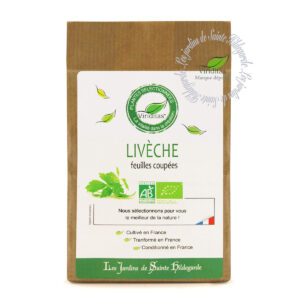 feuilles séchées de livèche bio, sachet de 35g, recommandé par sainte Hildegarde de Bingen