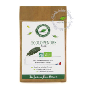 feuilles séchées de scolopendre bio, sachet de 40g, recommandé par sainte Hildegarde de Bingen