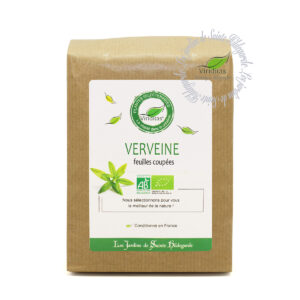 feuilles séchées de verveine bio, sachet de 30g, recommandé par sainte Hildegarde de Bingen